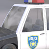 3D Cartoon Police Car
